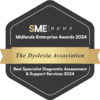 Aug24374 The Dyslexia Association SME Midlands Enterprise Awards 2024 Winners Badge Aug24374 The Dyslexia Association SME Midlands Enterprise Awards 2024 Winners Badge